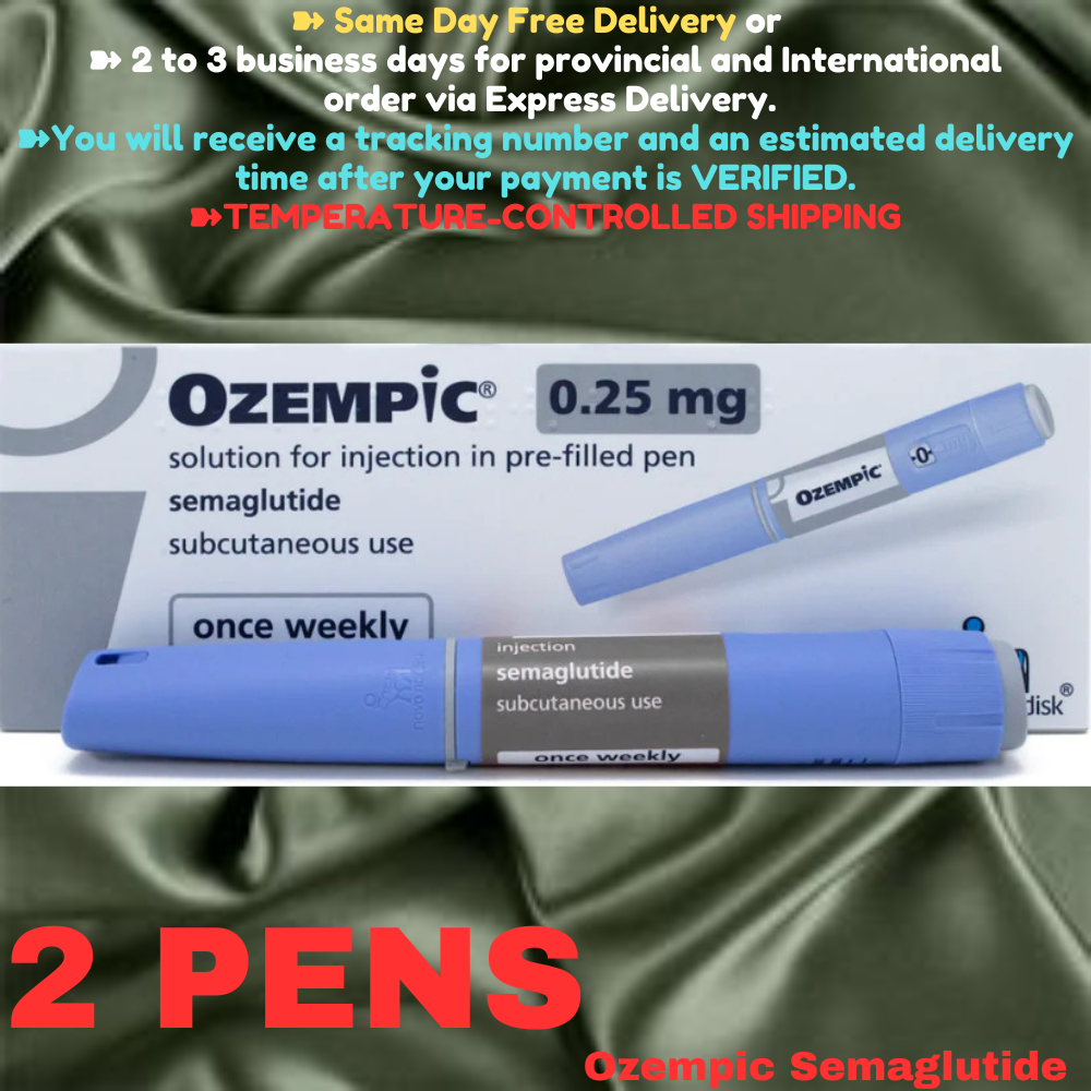 Ozempic Semaglutide 0.25 mg Slimming Pens, From Package of 23 Pens, Available in 0.25 mg, 0.25 mg - 0.50 mg, 0.50 mg, 1 mg, 2mg, Ship from Philippines