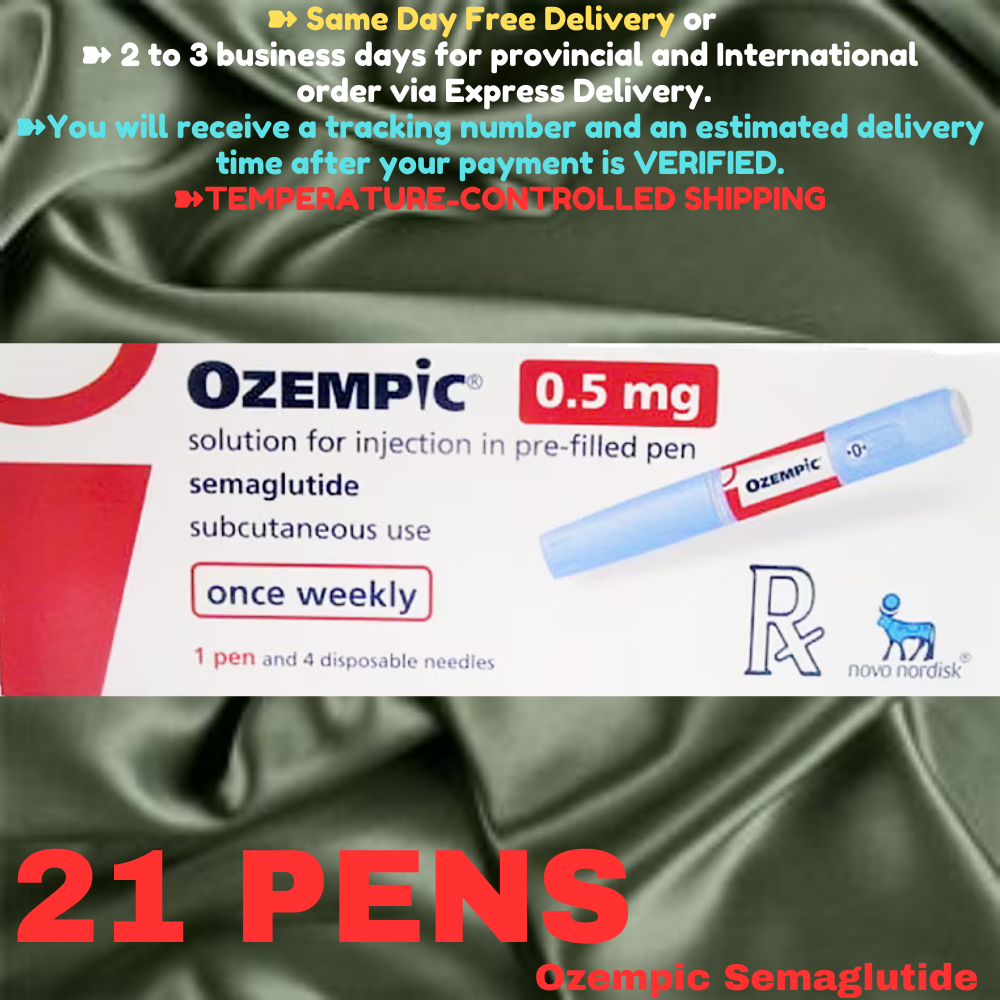 Ozempic Semaglutide 0.25 mg Slimming Pens, From Package of 2 Pens, Available in 0.25 mg, 0.25 mg - 0.50 mg, 0.50 mg, 1 mg, 2mg, Ship from Philippines