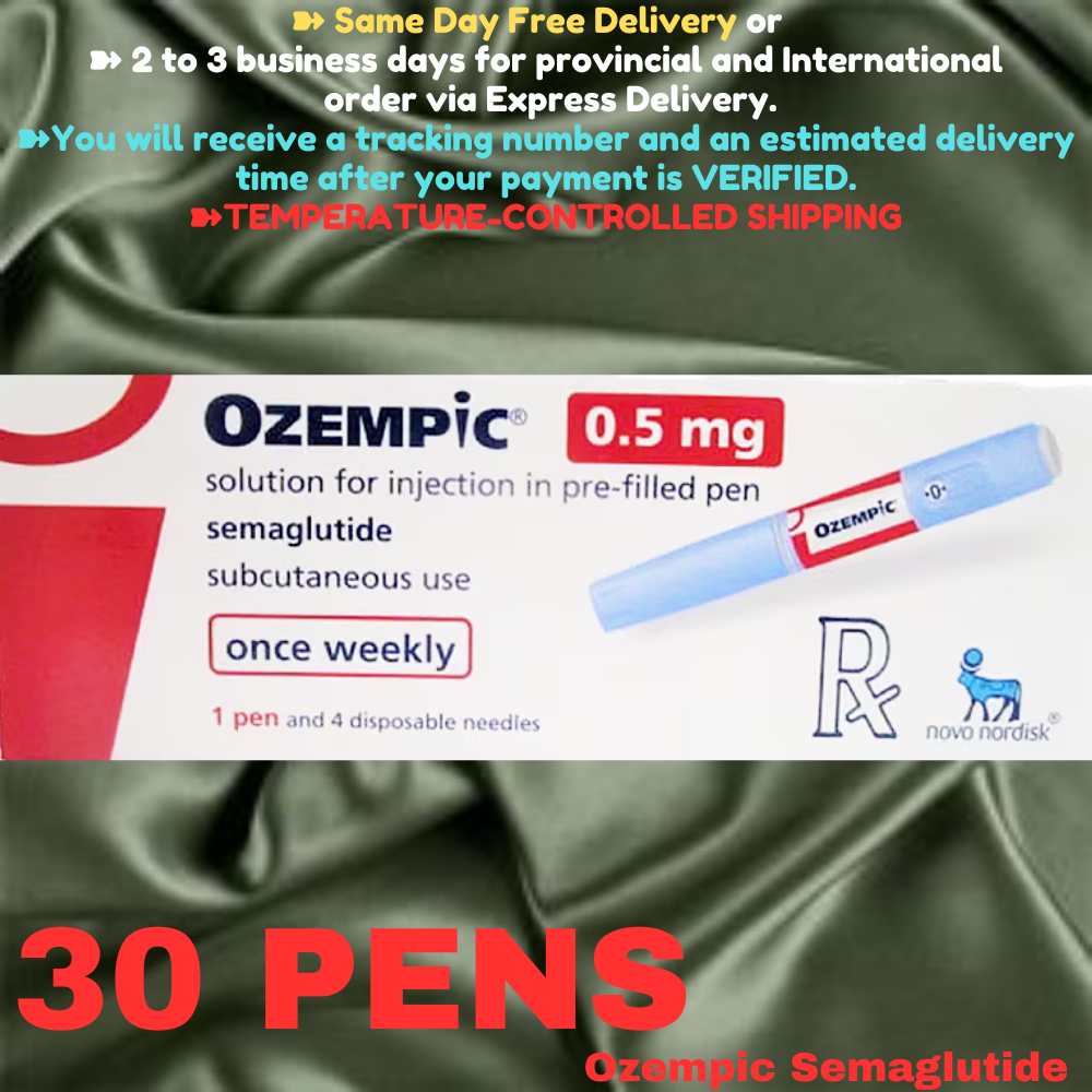 Ozempic Semaglutide 0.25 mg - 0.50 mg Slimming Pens, From Package of 2 Pens, Available in 0.25 mg, 0.25 mg - 0.50 mg, 0.50 mg, 1 mg, 2mg, Ship from Philippines