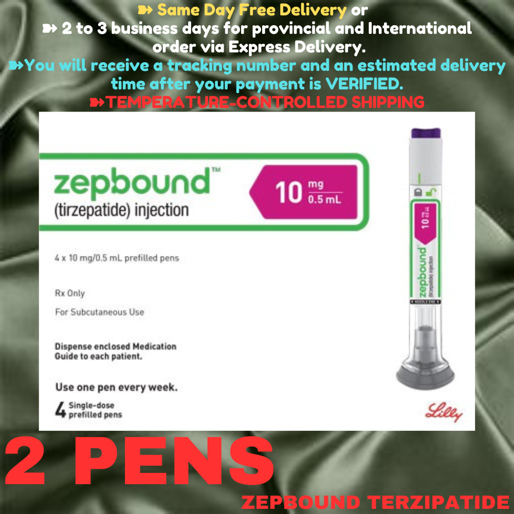 Zepbound Tirzepatide 5 mg Slimming Pens, From Package of 30 Pens, 2.5 mg, 5 mg, 7.5 mg, 10 mg, 12.5 mg, 15 mg, Ship from Philippines