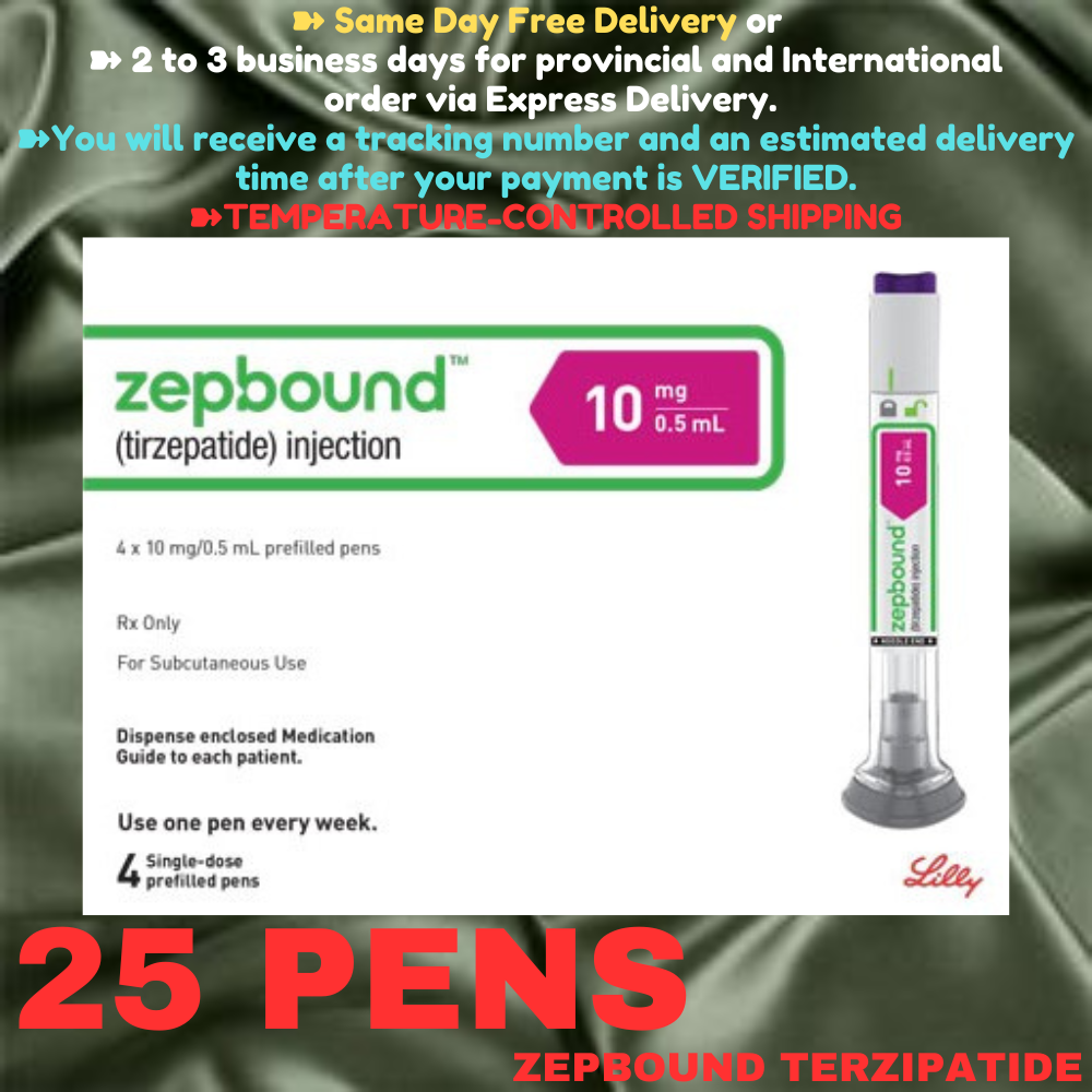 Zepbound Tirzepatide 10 mg Slimming Pens, From Package of 23 Pens, 2.5 mg, 5 mg, 7.5 mg, 10 mg, 12.5 mg, 15 mg, Ship from Philippines