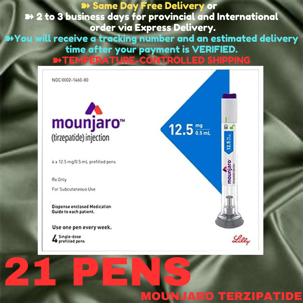 Mounjaro Tirzepatide 10 mg Slimming Pens, From Package of 25 Pens, 2.5 mg, 5 mg, 7.5 mg, 10 mg, 12.5 mg, 15 mg, Ship from Philippines