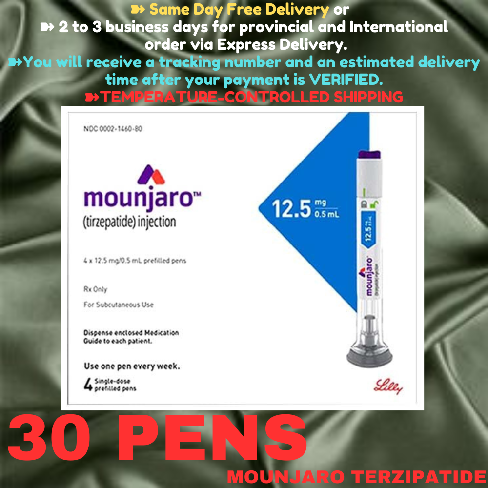 Mounjaro Tirzepatide 15 mg Slimming Pens, From Package of 2 Pens, 2.5 mg, 5 mg, 7.5 mg, 10 mg, 12.5 mg, 15 mg, Ship from Philippines