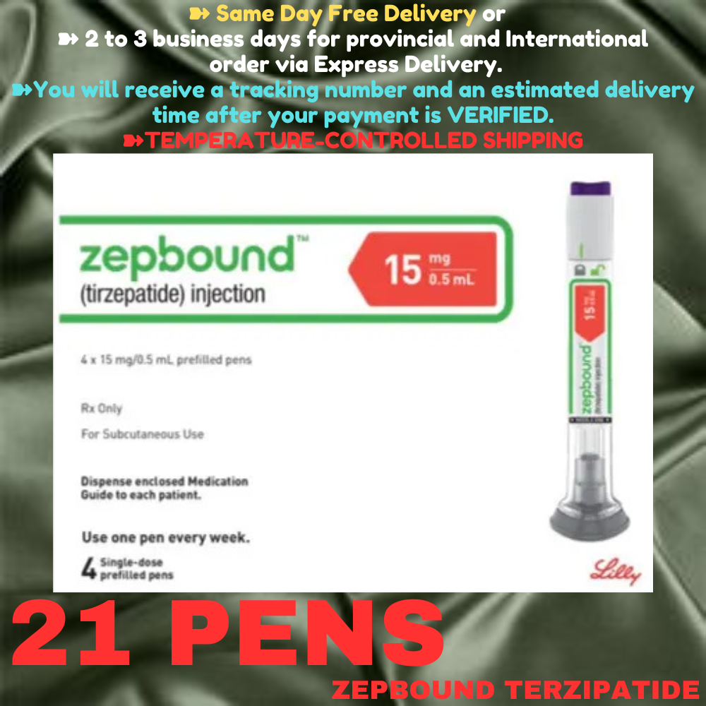 Zepbound Tirzepatide 5 mg Slimming Pens, From Package of 30 Pens, 2.5 mg, 5 mg, 7.5 mg, 10 mg, 12.5 mg, 15 mg, Ship from Philippines