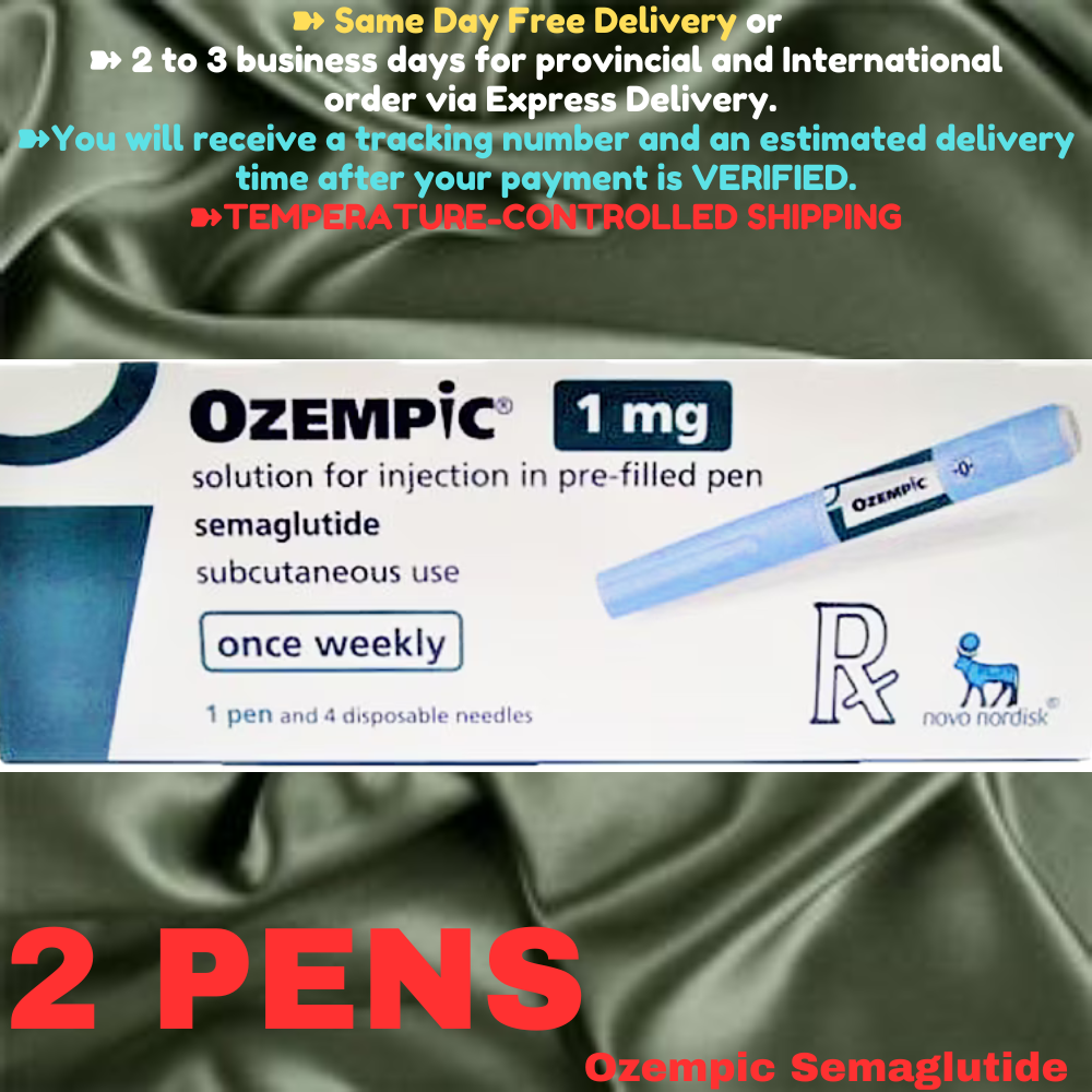 Ozempic Semaglutide 0.50 mg Slimming Pens, From Package of 50 Pens, Available in 0.25 mg, 0.25 mg - 0.50 mg, 0.50 mg, 1 mg, 2mg, Ship from Philippines