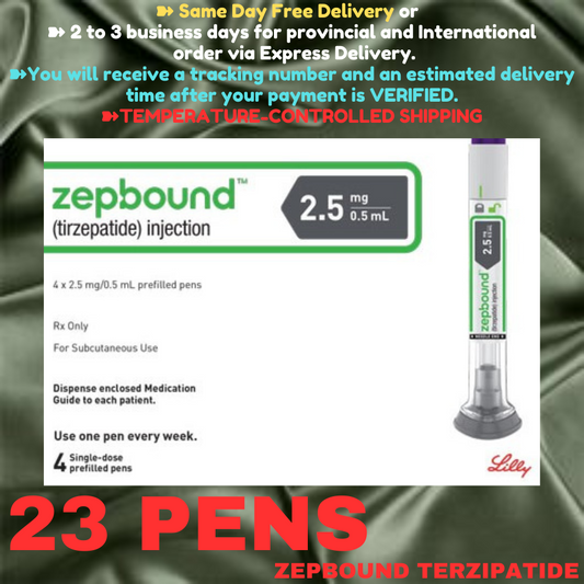 Zepbound Tirzepatide 2.5 mg Slimming Pens, From Package of 23 Pens, 2.5 mg, 5 mg, 7.5 mg, 10 mg, 12.5 mg, 15 mg, Ship from Philippines