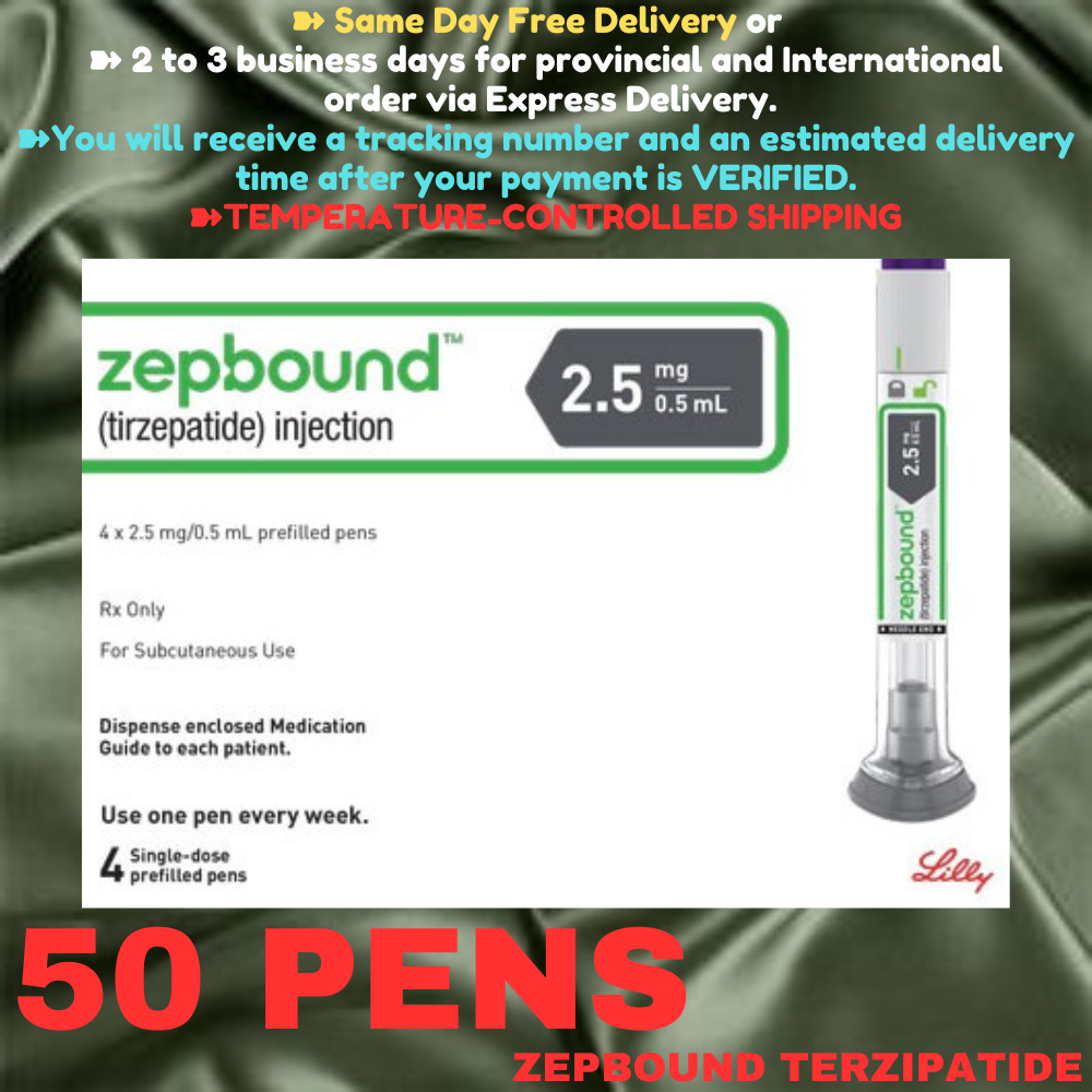 Zepbound Tirzepatide 7.5 mg Slimming Pens, From Package of 23 Pens, 2.5 mg, 5 mg, 7.5 mg, 10 mg, 12.5 mg, 15 mg, Ship from Philippines