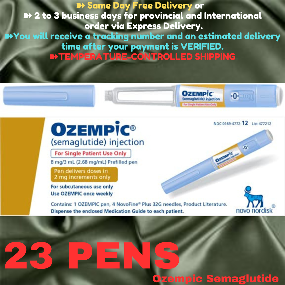 Ozempic Semaglutide 0.50 mg Slimming Pens, From Package of 50 Pens, Available in 0.25 mg, 0.25 mg - 0.50 mg, 0.50 mg, 1 mg, 2mg, Ship from Philippines