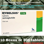 Rybelsus Semaglutide 7 mg Slimming Tablets, From Package of 7 Boxes or 210 tablets up to 17 Boxes, Available in 3 mg, 7 mg, 14mg, Ship from Philippines