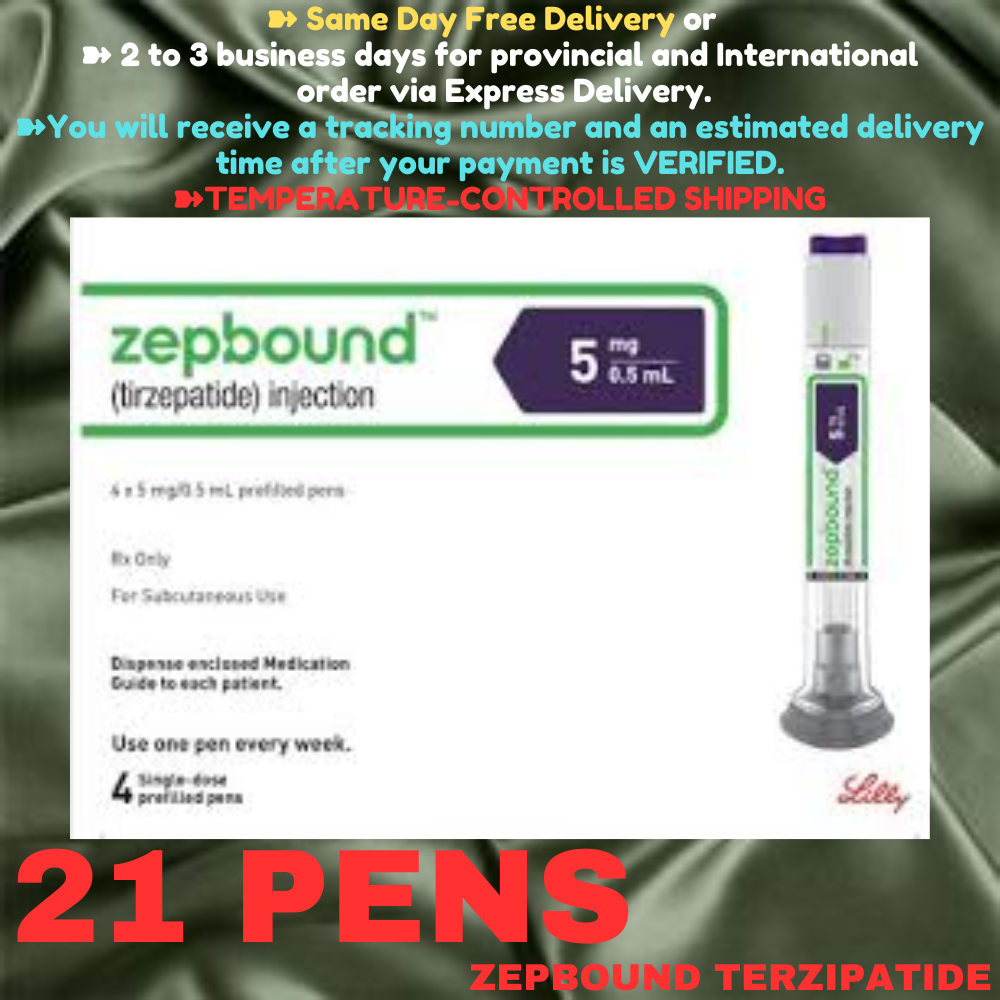 Zepbound Tirzepatide 5 mg Slimming Pens, From Package of 30 Pens, 2.5 mg, 5 mg, 7.5 mg, 10 mg, 12.5 mg, 15 mg, Ship from Philippines