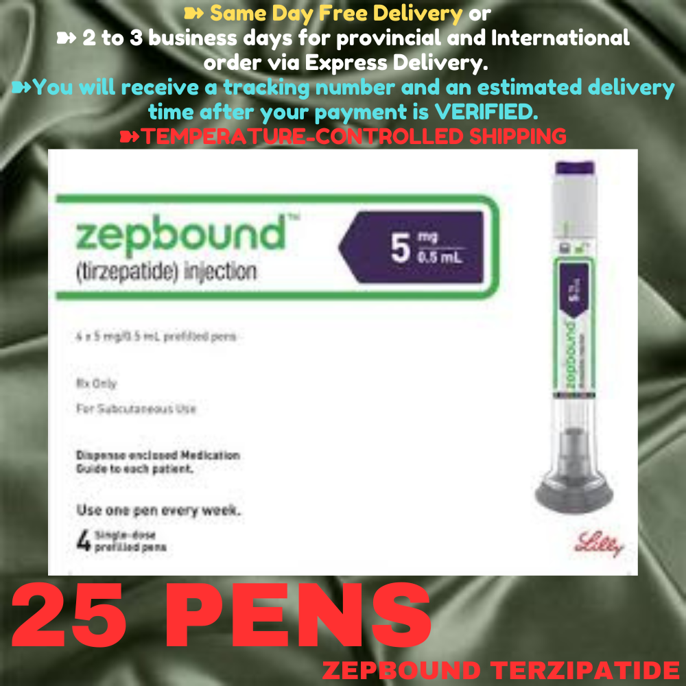 Zepbound Tirzepatide 2.5 mg Slimming Pens, From Package of 2 Pens, 2.5 mg, 5 mg, 7.5 mg, 10 mg, 12.5 mg, 15 mg, Ship from Philippines