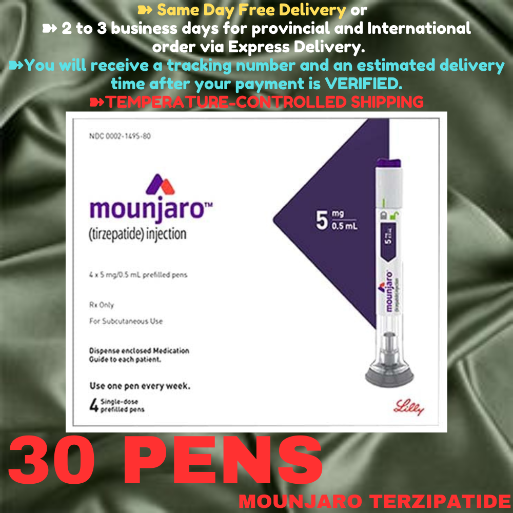 Mounjaro Tirzepatide 10 mg Slimming Pens, From Package of 30 Pens, 2.5 mg, 5 mg, 7.5 mg, 10 mg, 12.5 mg, 15 mg, Ship from Philippines