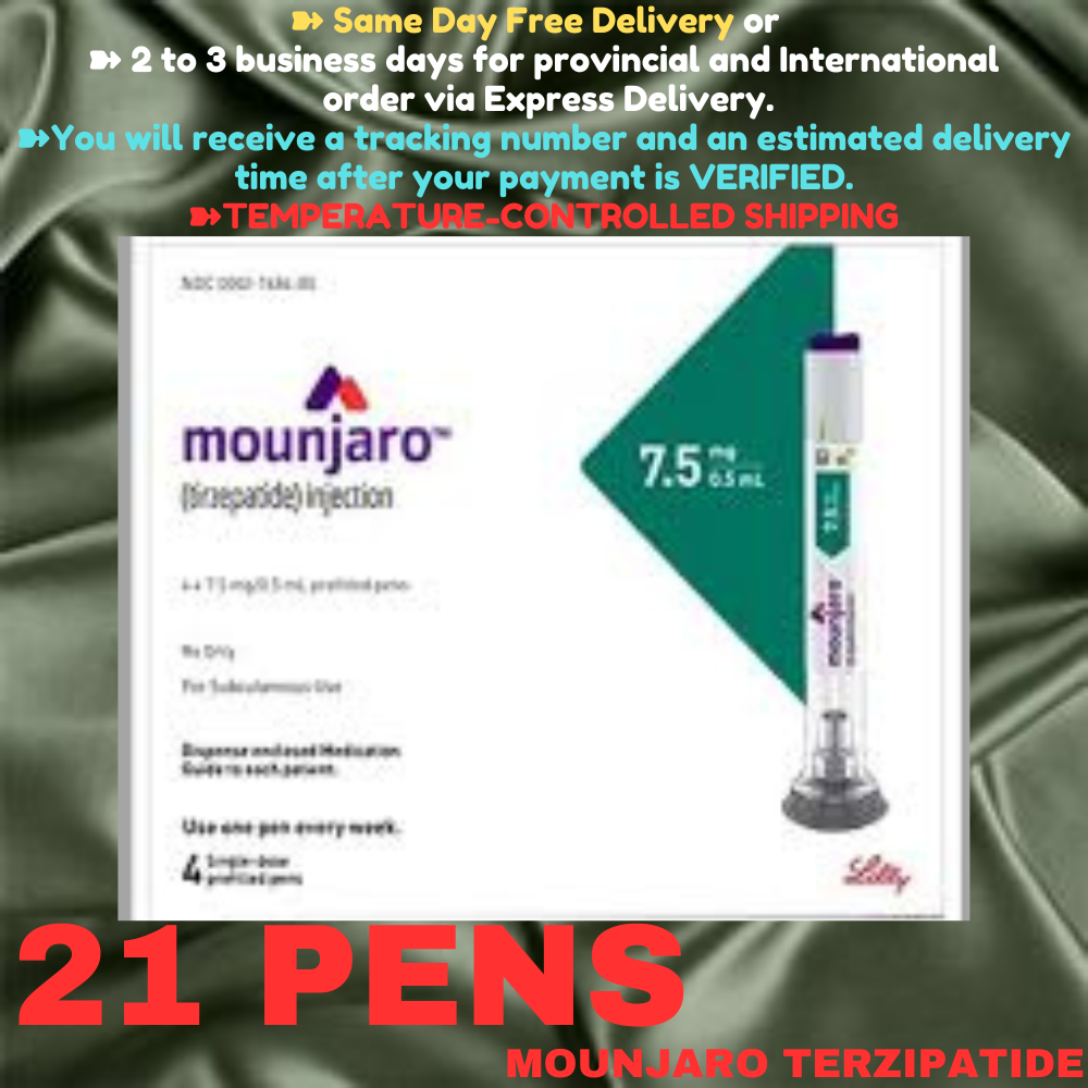 Mounjaro Tirzepatide 10 mg Slimming Pens, From Package of 25 Pens, 2.5 mg, 5 mg, 7.5 mg, 10 mg, 12.5 mg, 15 mg, Ship from Philippines