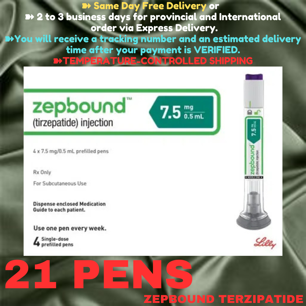 Zepbound Tirzepatide 2.5 mg Slimming Pens, From Package of 2 Pens, 2.5 mg, 5 mg, 7.5 mg, 10 mg, 12.5 mg, 15 mg, Ship from Philippines